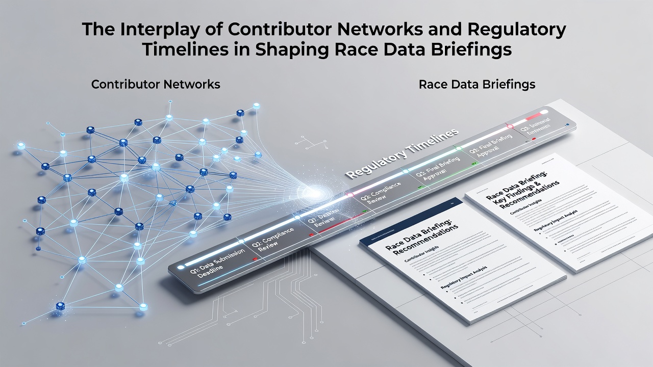 The Dynamics Between Contributor Networks and Regulatory Timelines in Race Data Briefings